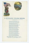 Mr Fancy Cancel Magnus Civil War A Hundred Years Hence Ind Color Songsheet #3A