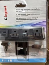 Desktop Usb/Multi Outlet Charging Station With Surge Protection
