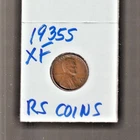 1935 S    (--  EXTRA  FINE  LINCOLN  CENT --)   [ RS COINS  #48K FREE SHIP ]