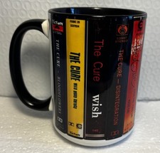 The Cure 15 Oz Coffee Mug Albums Cassettes