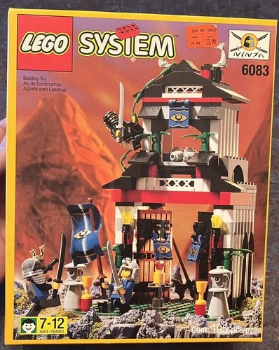 Sealed LEGO Castle Ninja Samurai Stronghold #6083 (Vintage)