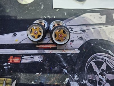 1/18 BBS RF Pre-painted Gold with Chrome Lips Norev Autoart Solido MCG OttO