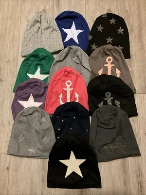 BOOM IT Jersey-Beanie, Streetwear, Damenmütze, Baumwolle, verschiedene Muster und Farben