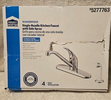 NEW Project Source Single Handle Kitchen Faucet Wakebridge 5277763