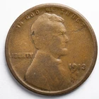 1913-S Lincoln Wheat Penny Cent Good (G) Details