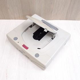 Japanese Sega Saturn Console with 2 Virtua Gun Controllers &3 Games White NTSC-J