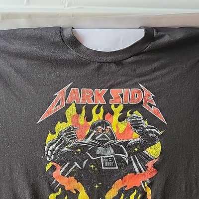 Darth Vader Dark Side Of The Moon Metallica Spoof Graphic T-Shirt Big & Tall 4XL