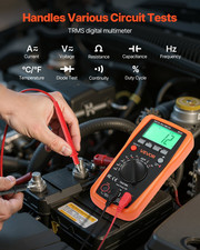 Digital Multimeter 4000 Counts Auto-Ranging TRMS Voltage Current Tester