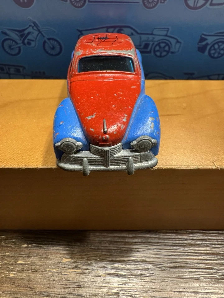 Винтаж 1976 LJN Toys Road Stars Spider-Man Car 1942 Lincoln Marvel Comics Редкий - Изображение 4 из 4
