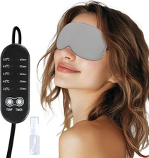 Heated Eye Mask for Warm Compress: Dry Eyes Blepharitis Stye Moist ... Fast Ship