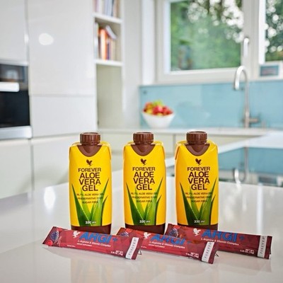 Forever Aloe Vera Gel 3 +3 ARGI+ L-Arginine Vitamin Complex Dietary Supplement