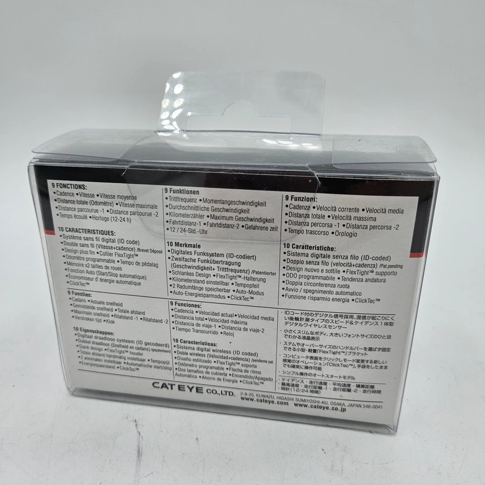 Cateye Strada CC-RD400DW Double Wireless Cycling Computer Digital Speed Cadence - Image 3 of 4