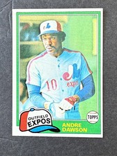 1981 Topps Andre Dawson Card #125