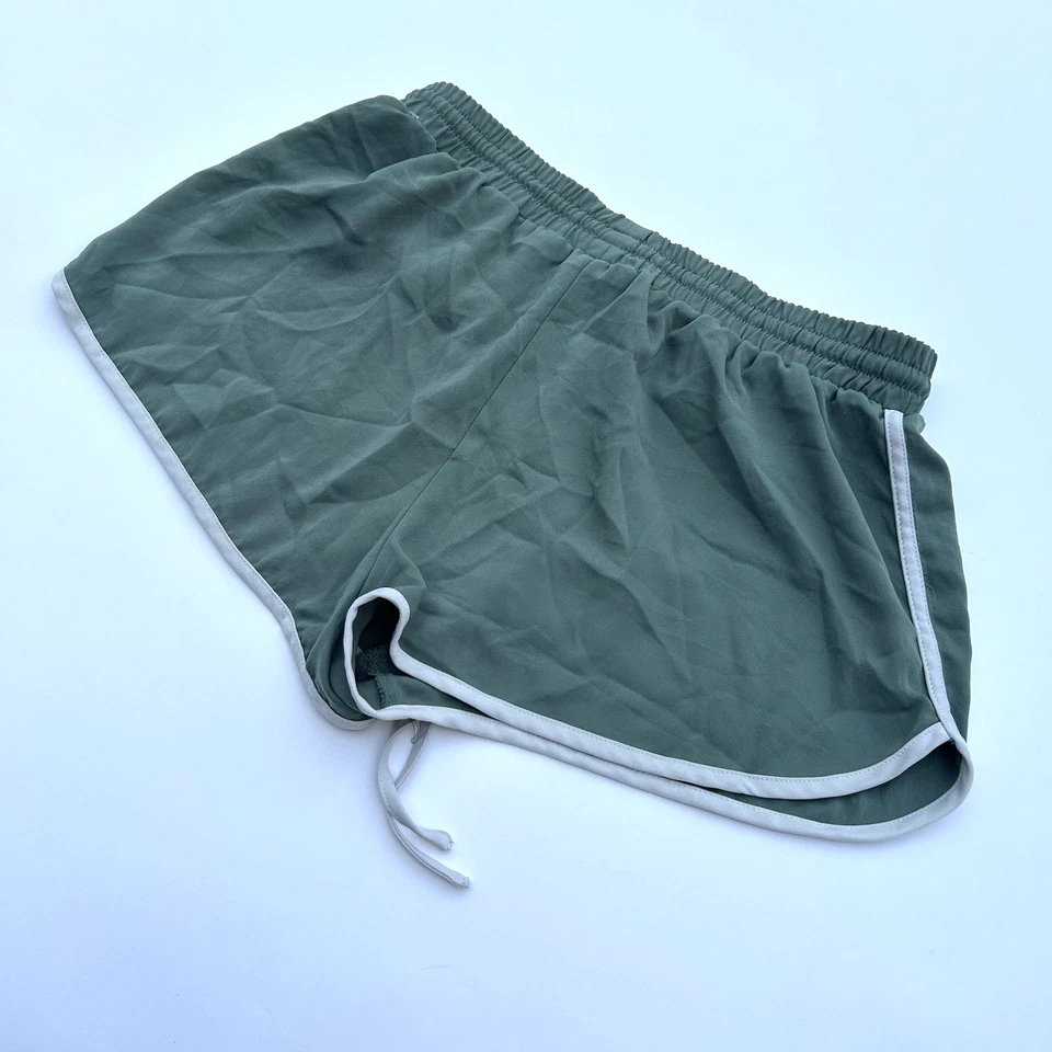 Forever 21 Shorts Green Athletic gym sports Y2k Womens Medium - Image 3 of 4
