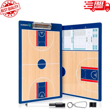 Basketball Dry Erase Coaches Clipboard, Basketball Clipboard for Coaches Double-