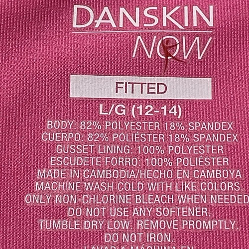 Danskin Now Dri More Fitted Compression Shorts Women’s Large Hot Pink - Photo 9/16