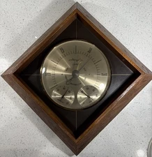 Vtg MCM Airguide Barometer/Thermometer/Humidity Wall Weather Station