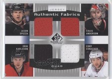2013 SP Game Used Edition Jerseys Erik Karlsson Craig Anderson Cory Conacher 0f8