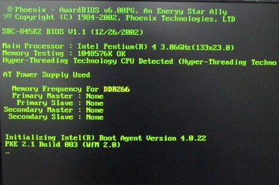 Single board computer SBC-845E2 BIOS V1.1 P4 3.06GHz CPU & RAM #