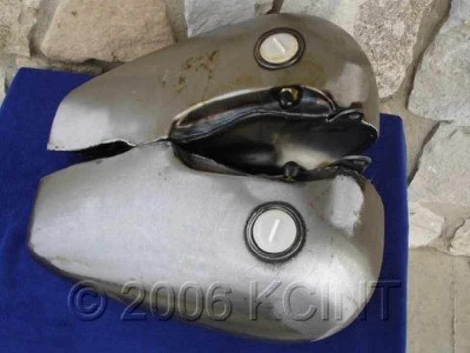 TANQUE DE GASOLINA FAT BOB 5 GAL PARA HARLEY BIG TWIN 4 VELOCIDADES 1936-84 Foto 2 de 4