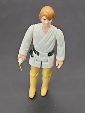 1977 Vintage Kenner Star Wars Farmboy Luke Skywalker Brown Hair Loose Figure HK