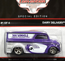 Hot Wheels Dairy Delivery 2010 24th Annual Collectors Convention Car 00231/02400