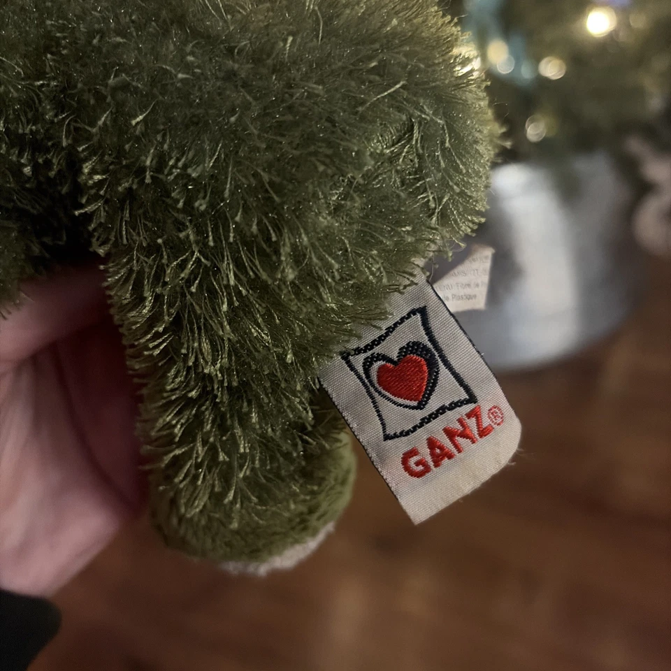 Ganz Webkinz Lil'Kinz Frog HS001 Green Frog Plush Stuff Animal Toy No Code - Image 2 of 4