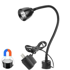 7W Led Magnetic Work Light with Base Flexible Work Bench Led Gooseneck Lamp