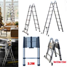 Leiter Multifunktionsleiter Vielzweckleiter Mehrzweckleiter Arbeitsgerüst 3.2-5m