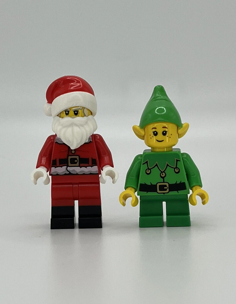 NEW LEGO Santa Claus and Elf Christmas 40565 Sleigh Minifigure