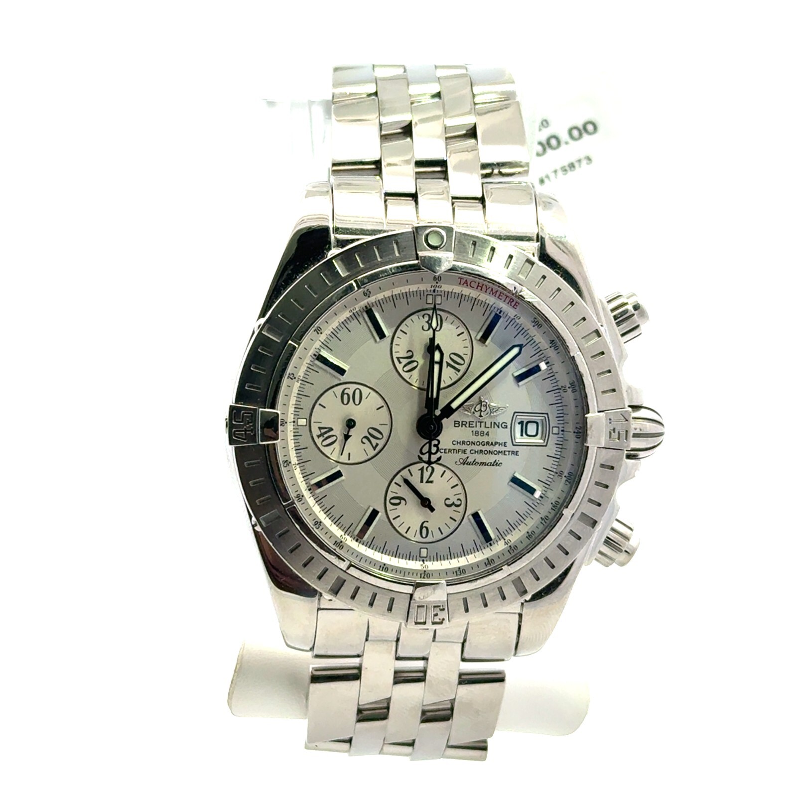 Breitling automatic chronograph A13356 retail $45… - image 1