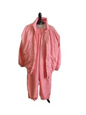 Vintage Lavon Pink Tracksuit Set Size Large Two Piece Jacket and Pants Set Retro