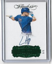 Ian Happ 2017 Flawless Signatures RC On Card Auto Rookie LAST 1 Autograph 5/5