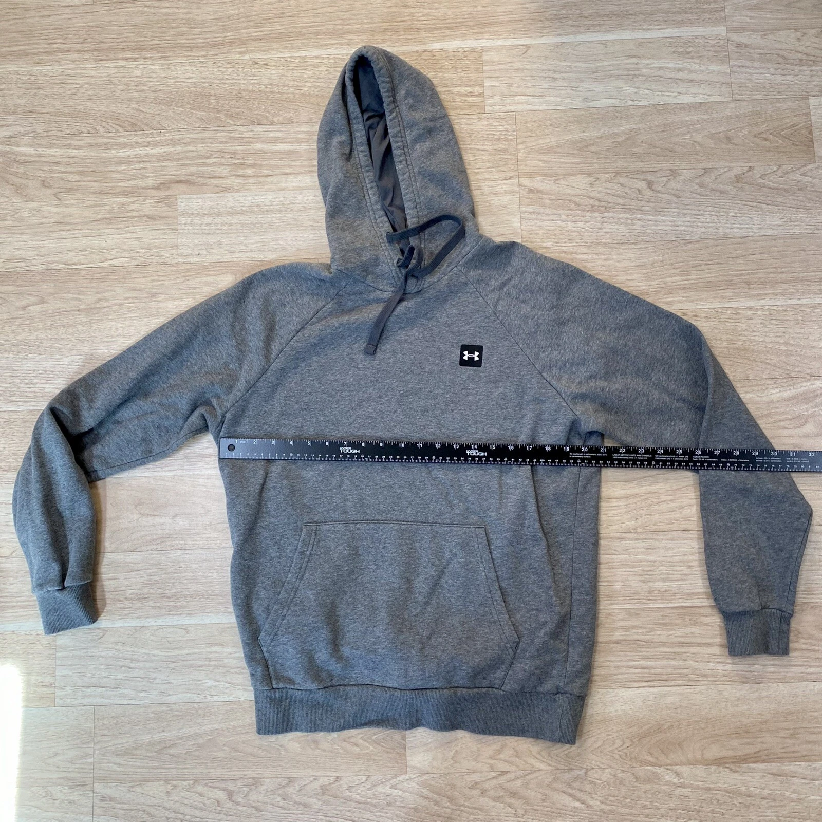 VETEMENTS Felpa con cappuccio Under Armour uomo medio sciolto grigio pullover attiva