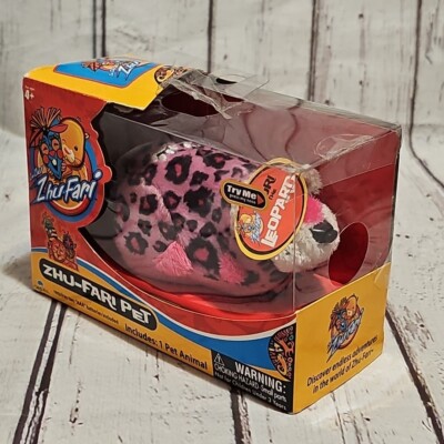 Rare Zhu-Zhu pets Zhu-Fari Pets Zuri The Leopard Hamster Retired