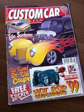 Custom Car Magazine August 1999 Sunbeam Rapier, Ford Deluxe Coupe, Willys Sedan