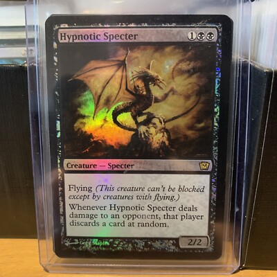 MTG Hypnotic Specter Foil x2 Japanese M10 English 9th Edition NM