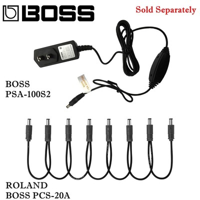 BOSS genuine AC adapter PSA-100S2 / Roland PCS-20A 8-pin Parallel DC Cord