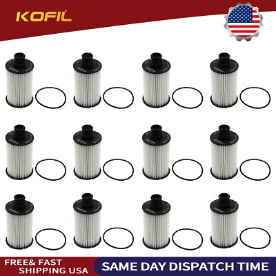 12X Engine Oil Filter For Land Rover Range Rover Sport Velar 3.0L 5.0L LR011279