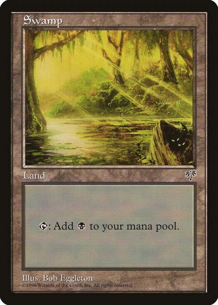 Swamp (C) Mirage NM Basic Land MAGIC THE GATHERING MTG