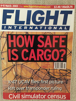 Flight International 4-10 March 2003 - Magazin in englischer Sprache