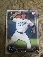 A. J. PUCKETT 2016 BOWMAN DRAFT CARD BD-85 MARINERS/ROYALS  (FIRST ROOKIE BASE)