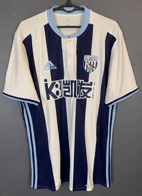 West Bromwich Albion ジャージ Mサイズ ホーム MEN'S FC WEST BROMWICH ALBION 2016/2017 HOME SOCCER FOOTBALL