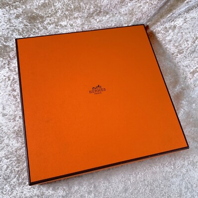 Hermes Paris Dessert Plate Africa Orange Porcelain Tableware 22cm