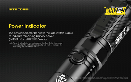 Linterna Linterna Recargable USB NiteCore MH12GTS + Batería - Imagen 10 de 12