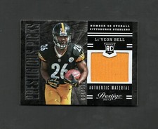 2013 Prestige Le'Veon Bell RC ~ Prestigious Picks Jersey Rookie  ~ Steelers