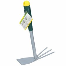 Hand Hoe Cultivator 300mm Dig Plant Dirt Soil Garden Gardener Gardening Tool New