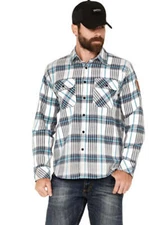 Howitzer Style Men's Button Down Flannel Peacemaker Military Grunt MFG