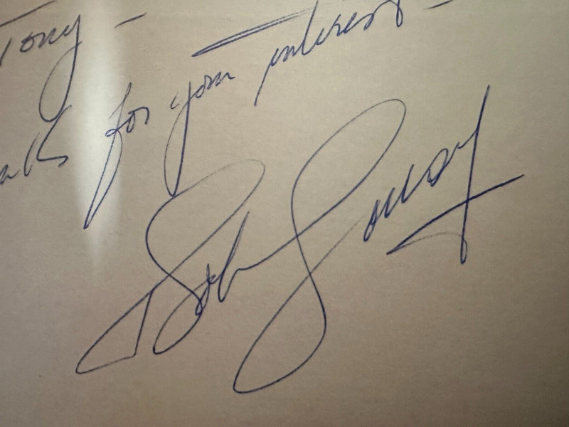 Bob Cousy HOF Boston Celtics Autographed 3x5 index card basketball signature