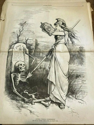 1879 Harper's Weekly 19 de abril de 1879 THOMAS NAST anuncios política literatura moda - Imagen 4 de 11